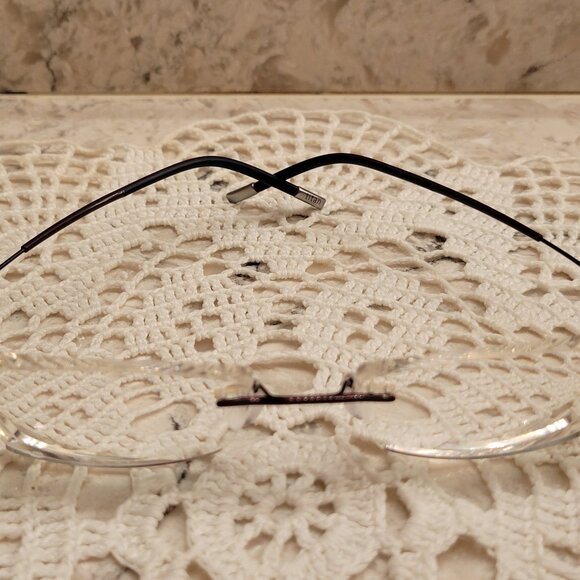 SILHOUETTE EYEGLASSES FRAMES 7581 40 6062 TITAN RIMLESS FLEX ARMS AUSTRIA & CASE - Picture 5 of 14